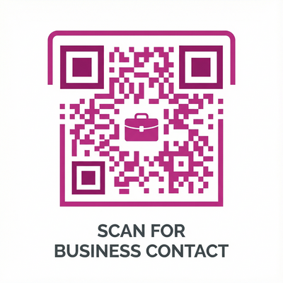 黄色仓库商务二维码